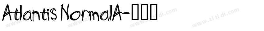 Atlantis NormalA字体转换